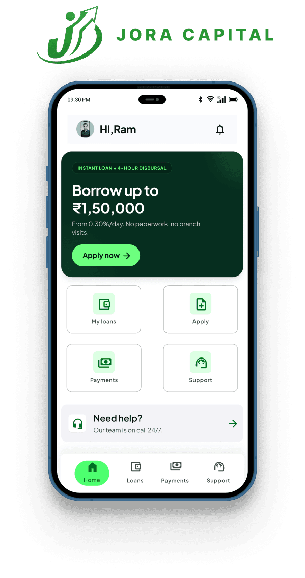 Jora Capital product screens