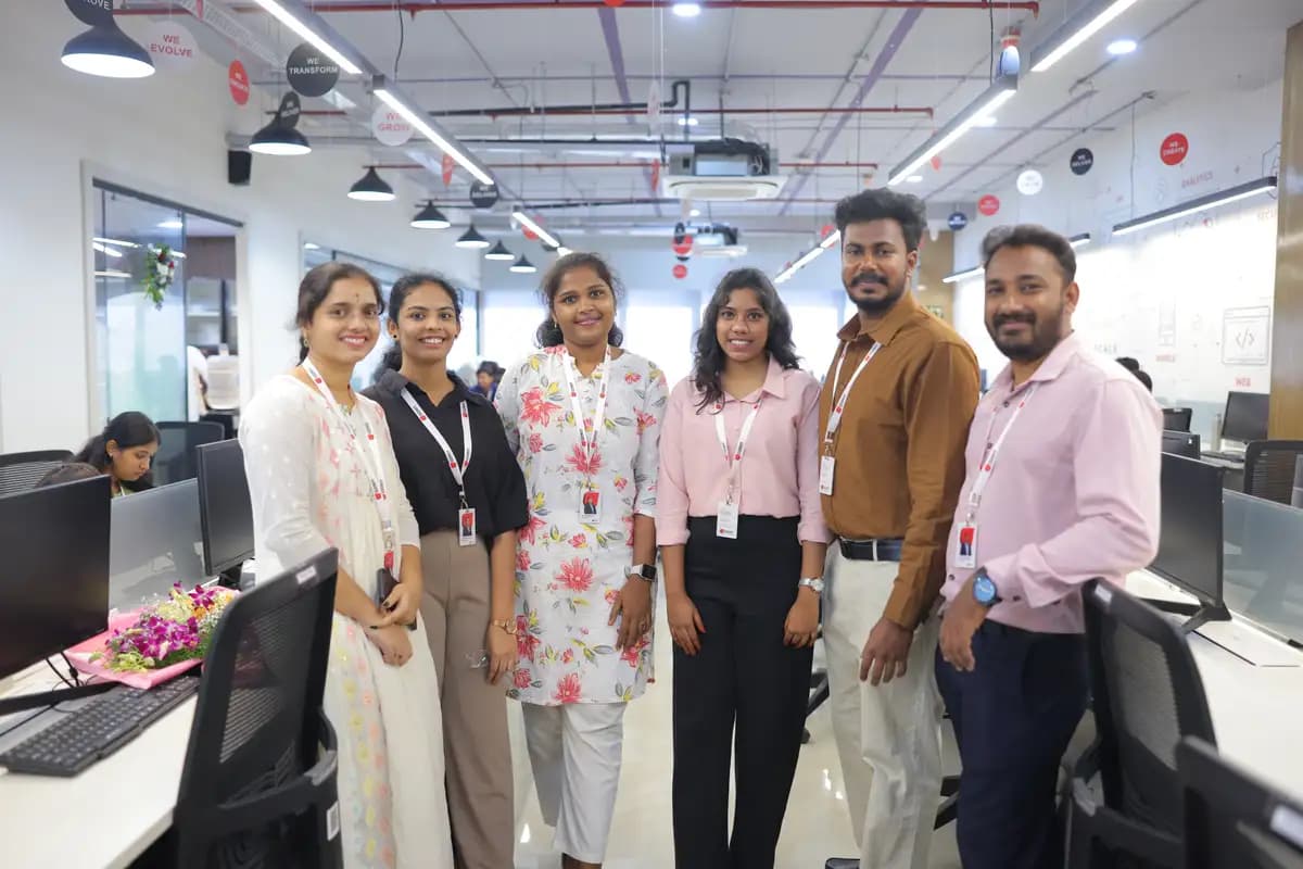 OZRIT — a top web development company in India — development team at the Hyderabad office