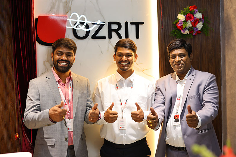 OZRIT engineering team at the Hyderabad office