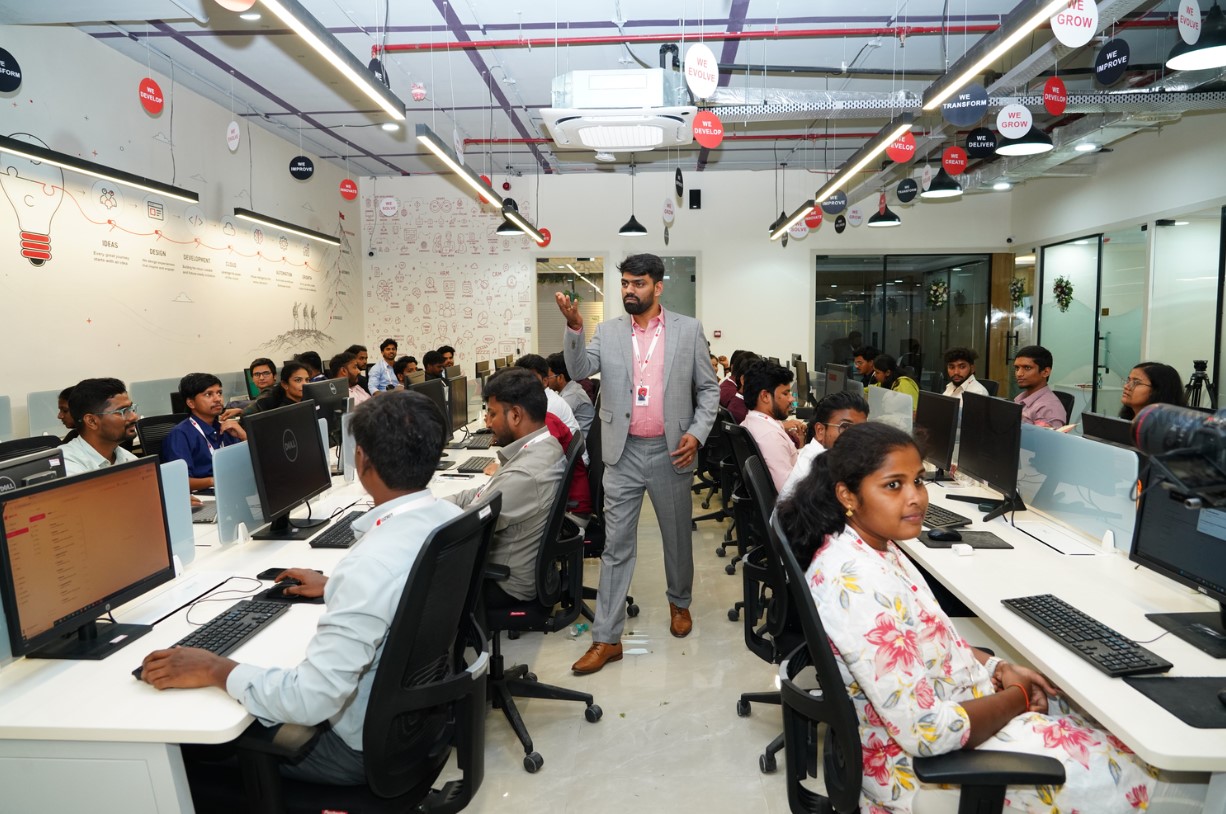 OZRIT engineers and designers at work in Hyderabad
